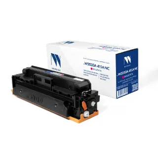 Картридж NV Print совместимый NV-W2033A 415A Magenta (БЕЗ ЧИПА) для HP Color LaserJet M454DN/M479DW/M479 (2100k), артикул NV-W2033A-415AMNC