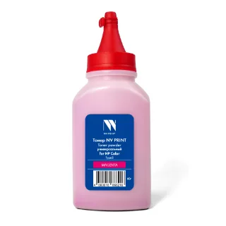 Тонер NV Print для HP Color универсальный Type2 (60г) Magenta совместимый, артикул NV-HPColor-Type2-60gM