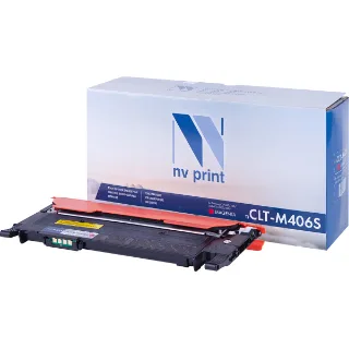Картридж NV Print совместимый NV-CLT-M406S Magenta для Samsung CLP 360/ 365/ 365W/ Xpress C410W/ C460W/ CLX 3300/ 3305/ 3305FN/ 3305FW/ 3305N/ 3305W (1000k), артикул NV-CLTM406SM