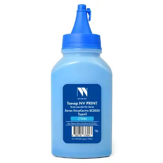 Тонер NV Print для Xerox DocuCentre SC2020 Type3 (70г) Cyan совместимый, артикул NV-XR2020-Type3-70GC