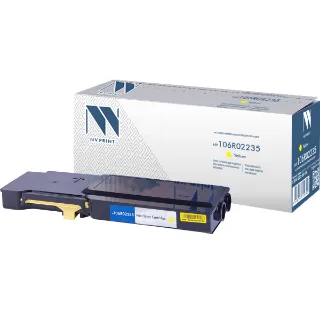Картридж NV Print совместимый NV-106R02235 Yellow для Xerox Phaser 6600/WorkCentre 6605 (6000k), артикул NV-106R02235Y