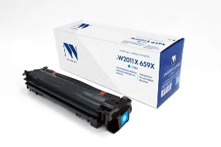 Картридж NV Print совместимый NV-W2011X 659X Cyan для HP Color LJ M856/MFP M776 (29000k), артикул NV-W2011X-659X-C