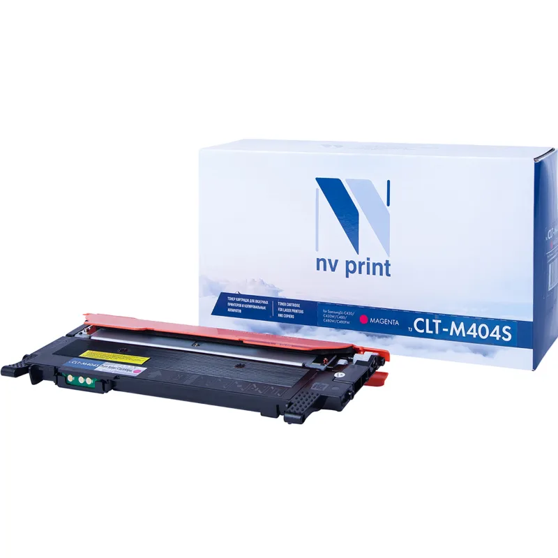 Картридж NV Print совместимый NV-CLT-M404S Magenta для Samsung Xpress SL-C480/ SL-C480FW/ SL-C480W/ SL-C430/ SL-C430W (1000k), артикул NV-CLT-M404SM