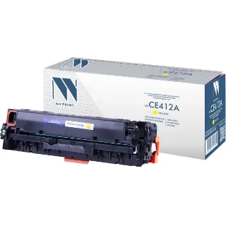 Картридж NV Print совместимый NV-CE412A Yellow для HP Color LaserJet 300 MFP M375nw/ 400 MFP M475dn/ 400 MFP M475dw/ 300 M351a/ 400 M451dn/ 400 M451dw/ 400 M451nw (2600k), артикул NV-CE412AY