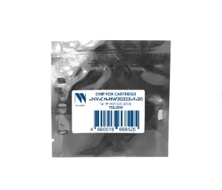 Чип NV Print для HP W2032X (415X) Yellow (20шт) (20шт) (6K) совместимый, артикул NV-CH-HW2032X-Y-20