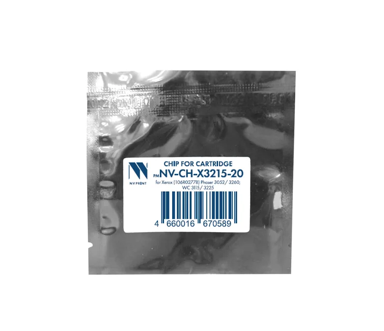 Чип NV Print для Xerox (106R02778) (20шт) Phaser 3052 / 3260; WC 3115 / 3225 (3K) совместимый, артикул NV-CH-X3215-20