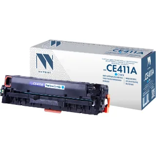 Картридж NV Print совместимый NV-CE411A Cyan для HP Color LaserJet 300 MFP M375nw/ 400 MFP M475dn/ 400 MFP M475dw/ 300 M351a/ 400 M451dn/ 400 M451dw/ 400 M451nw (2600k), артикул NV-CE411AC