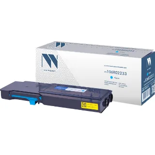 Картридж NV Print совместимый NV-106R02233 Cyan для Xerox Phaser 6600/WorkCentre 6605 (6000k), артикул NV-106R02233C