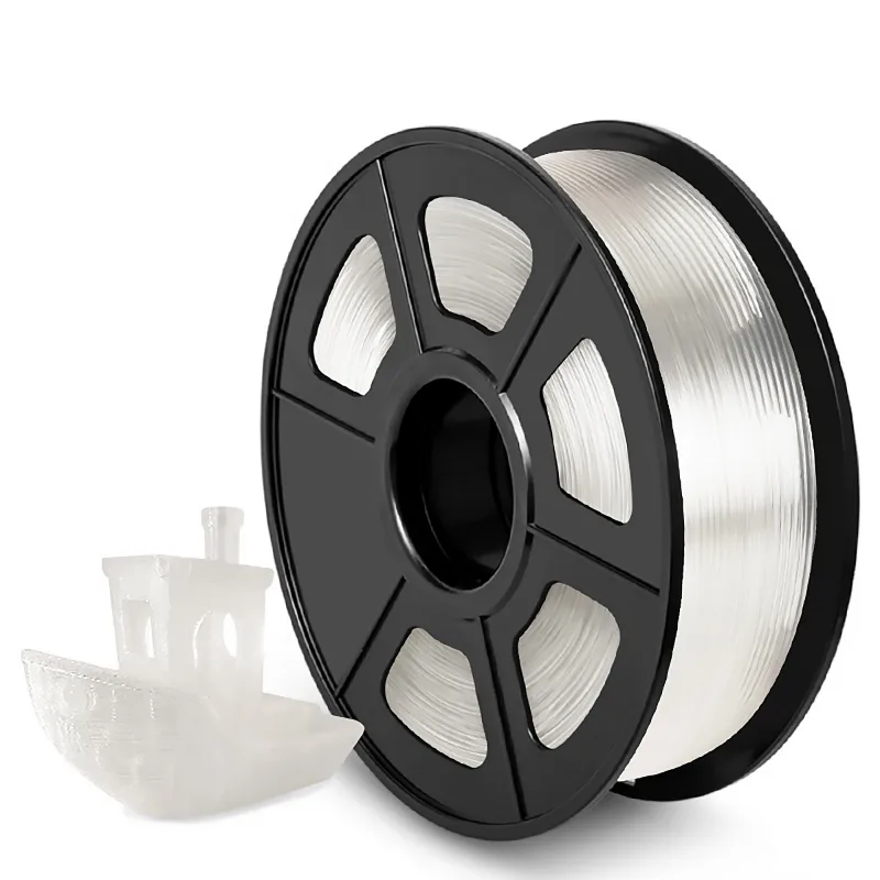 Филамент NV PRINT ABS Transparent Прозрачный для 3D печати диаметр 1.75мм масса 1 кг, артикул NV-3D-ABS-TRANSPARENT