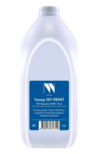 Тонер NV Print для Kyocera UNIV (1кг) для FS-1000, 1010, 1018, 1020, 1024, 1025, 1028, 1030, 1050, 1060, 1100, 1110, 1118, 1120, 1124, 1125, 1128, 1130, 1140, 1300, 1320, 1350, 1370, 2000, 3900, 4000, 2020, 3040, 3140, 3540, 3640, 3920, 4020, 2100, 4100, 4200, 4300, 9130, 9530; ECOSYS P2135; ECOSYS M2030, M2530, 3040, M3540, M3550, M3560; KM-1500, 1815, 1820, 1620, 1635, 1650, 2020, 2035, 2050, 2550, 3050, 4050, 5050 совместимый, артикул NV-Kyocera(1KG)