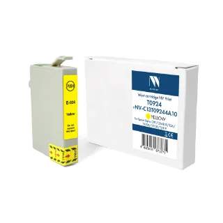 Струйный картридж NV Print T0924 (NV-C13T09244A10) Yellow для Epson Stylus C91/CX4300/T26/TX106/TX109/TX119 (13.5 мл) совместимый, артикул NV-C13T09244A10