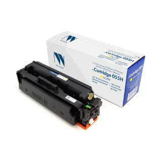 Тонер-картридж NV Print совместимый NV-055H Yellow для Canon i-Sensys MF742Cdw/MF744Cdw/MF746Cx/LBP663Cdw/LBP664Cx (5900k), артикул NV-055HY